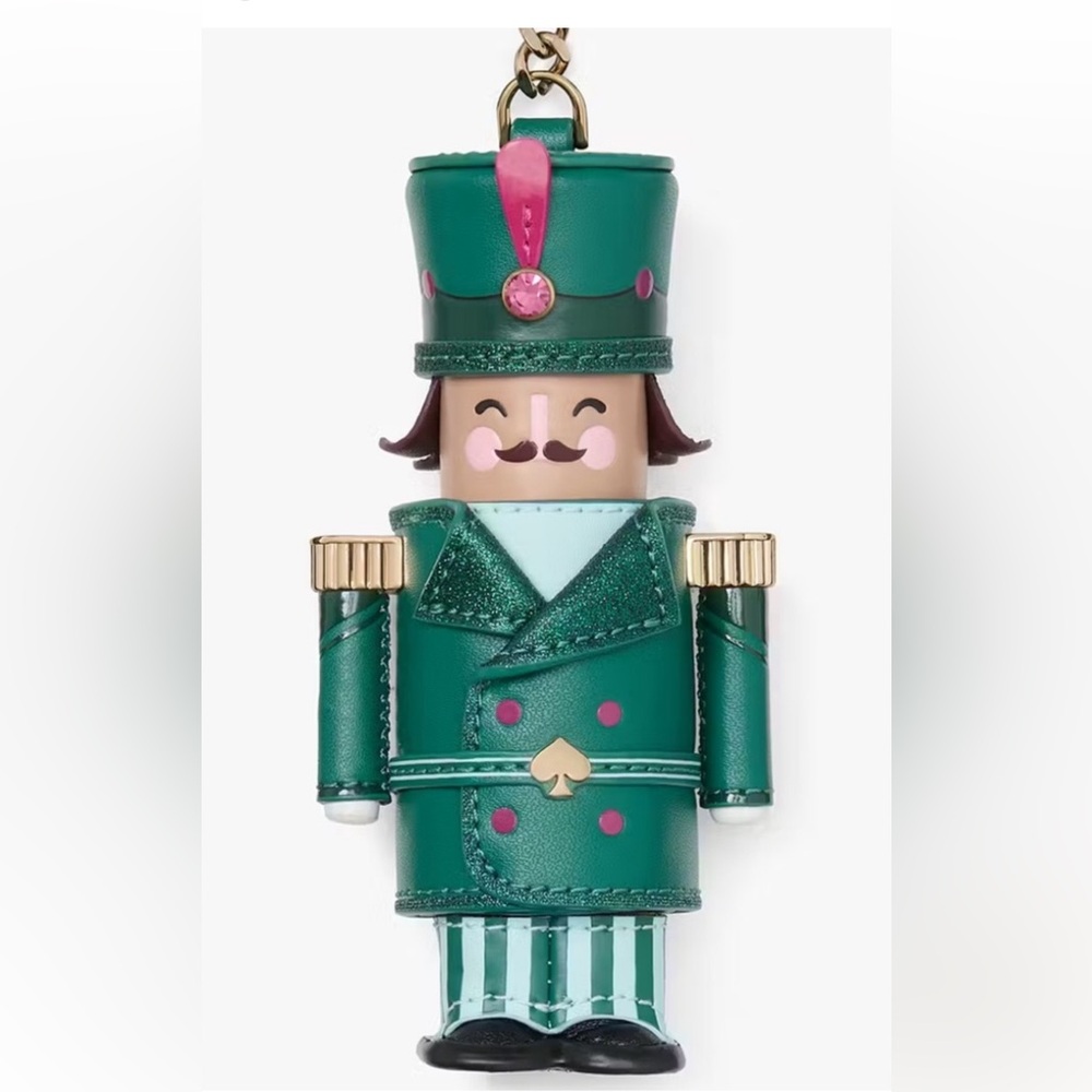 NWT KATE ♠️ SPADE ♠️ Green Nutcracker Keychain